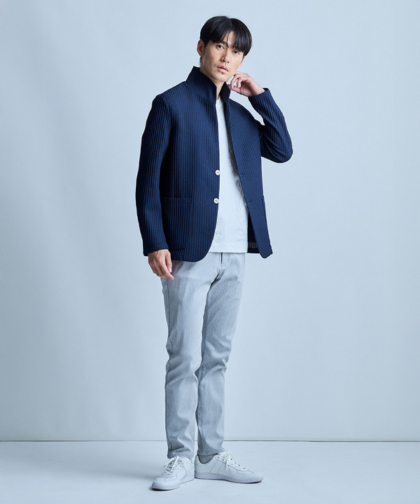 ニットJQDスタンドカラーJKT 詳細画像 1