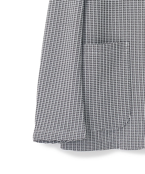 ワッフルニットジャガード スタンドカラージャケット 詳細画像 16