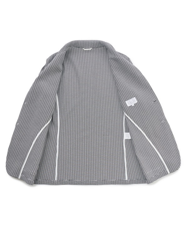 ワッフルニットジャガード スタンドカラージャケット 詳細画像 19