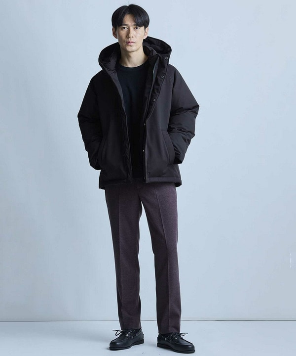 【撥水加工】ツイル中綿アーミーフーデッドジャケット 詳細画像 10