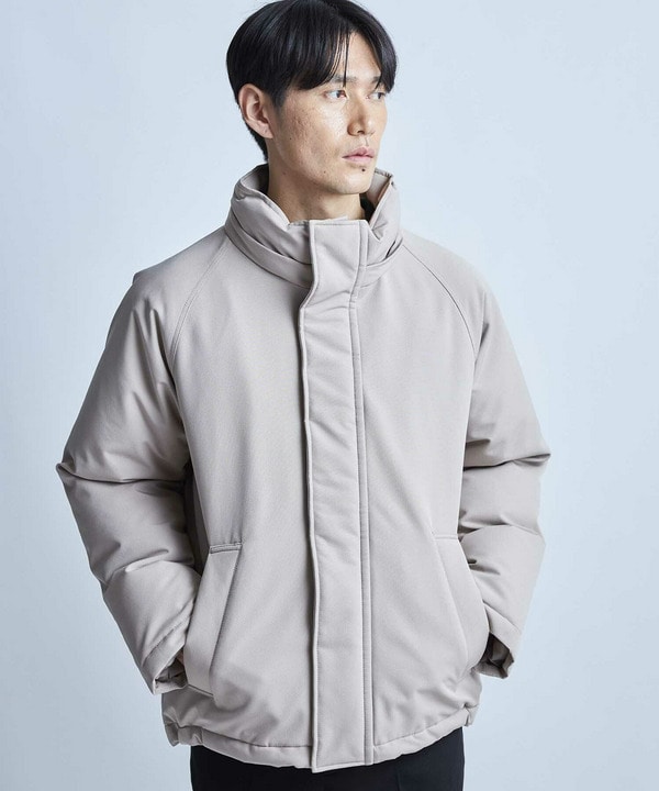 【撥水加工】ツイル中綿アーミーフーデッドジャケット 詳細画像 11