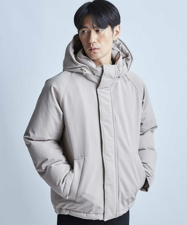 【撥水加工】ツイル中綿アーミーフーデッドジャケット 詳細画像 12