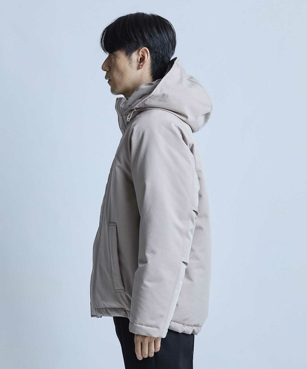 【撥水加工】ツイル中綿アーミーフーデッドジャケット 詳細画像 15