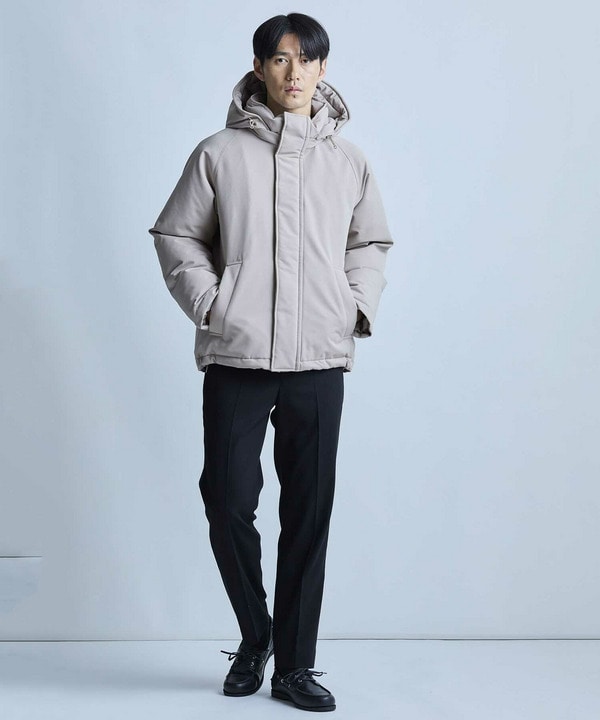 【撥水加工】ツイル中綿アーミーフーデッドジャケット 詳細画像 19