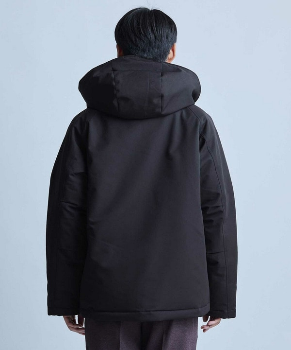 【撥水加工】ツイル中綿アーミーフーデッドジャケット 詳細画像 5