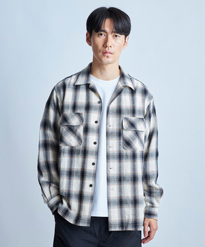 チェックボードシャツブルゾン