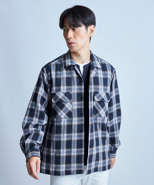 チェックボードシャツブルゾン 詳細画像 6