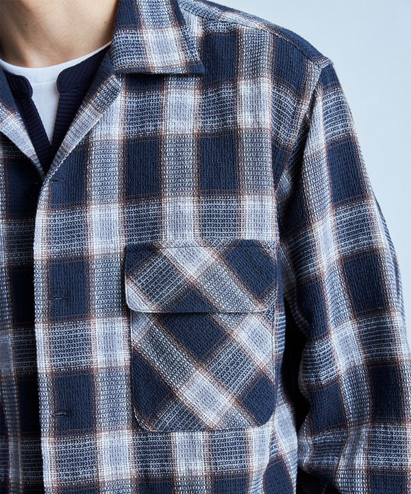 チェックボードシャツブルゾン 詳細画像 7