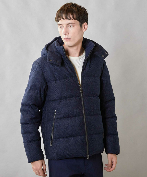 【THERMOLITE / サーモライト】カルゼウールライク中綿ブルゾン 詳細画像 16