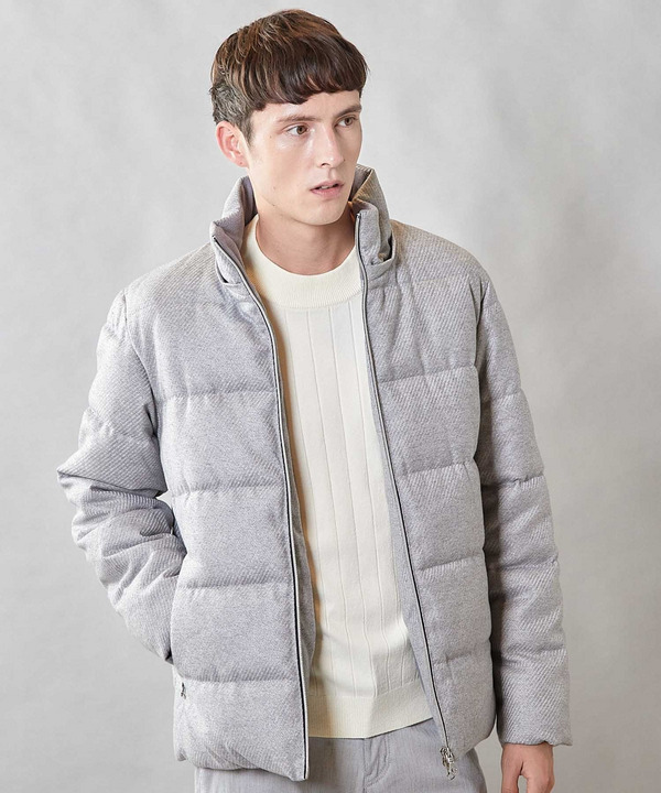 【THERMOLITE / サーモライト】カルゼウールライク中綿ブルゾン 詳細画像 4