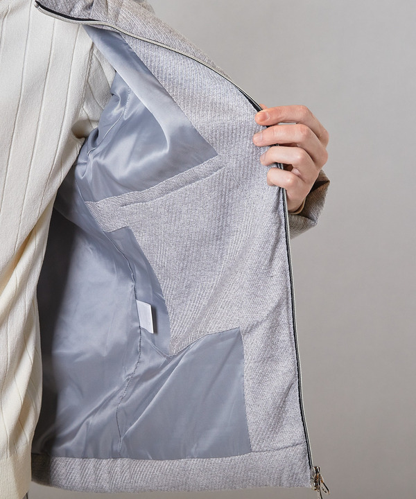 【THERMOLITE / サーモライト】カルゼウールライク中綿ブルゾン 詳細画像 9