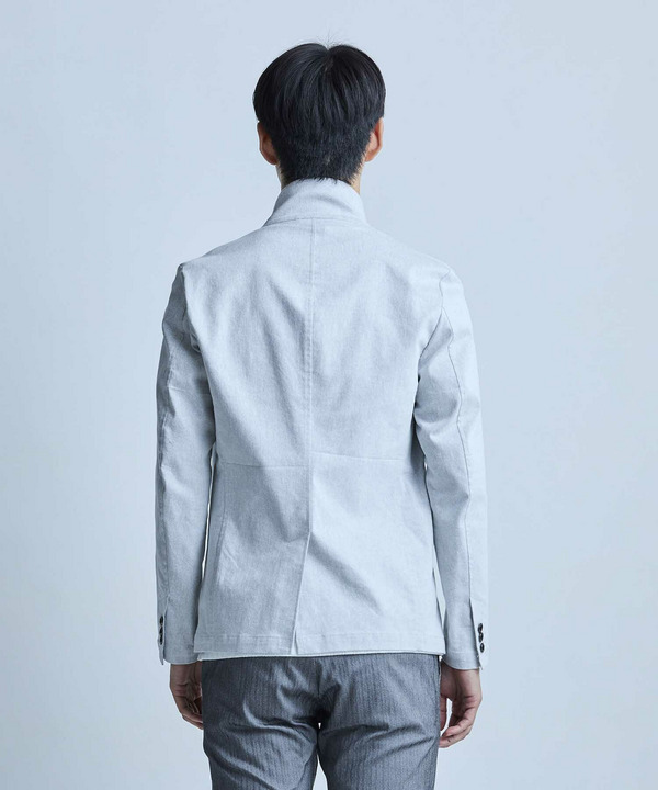 スーパーストレッチT/Cツイルスタンドカラーブルゾン 詳細画像 4