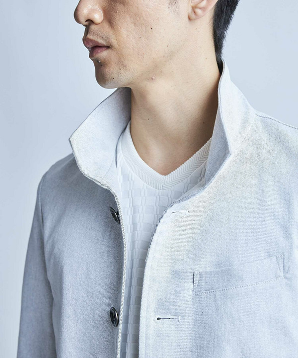 スーパーストレッチT/Cツイルスタンドカラーブルゾン 詳細画像 5