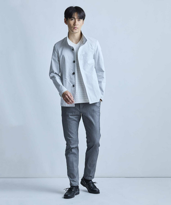 スーパーストレッチT/Cツイルスタンドカラーブルゾン 詳細画像 6