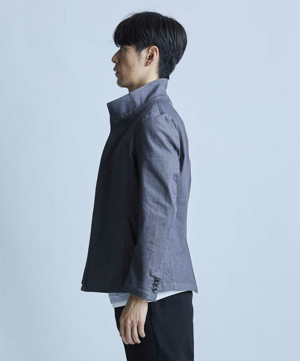 スーパーストレッチT/Cツイルスタンドカラーブルゾン 詳細画像 9