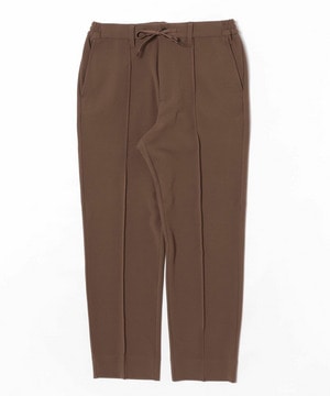 【イージーケア/セットアップ対応】センタークリースピンタック ジャージパンツ