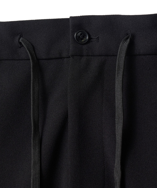 【イージーケア/セットアップ対応】センタークリースピンタック ジャージパンツ 詳細画像 10