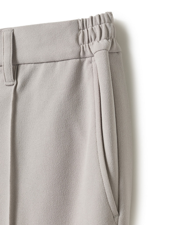 【イージーケア/セットアップ対応】センタークリースピンタック ジャージパンツ 詳細画像 13