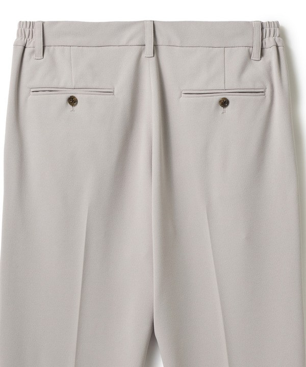 【イージーケア/セットアップ対応】センタークリースピンタック ジャージパンツ 詳細画像 15