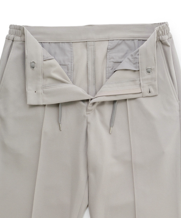 【イージーケア/セットアップ対応】センタークリースピンタック ジャージパンツ 詳細画像 16