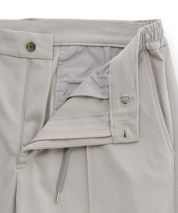 【イージーケア/セットアップ対応】センタークリースピンタック ジャージパンツ 詳細画像 17