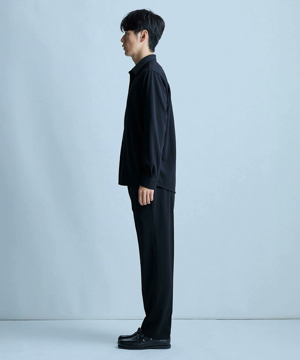 【イージーケア/セットアップ対応】センタークリースピンタック ジャージパンツ 詳細画像 7