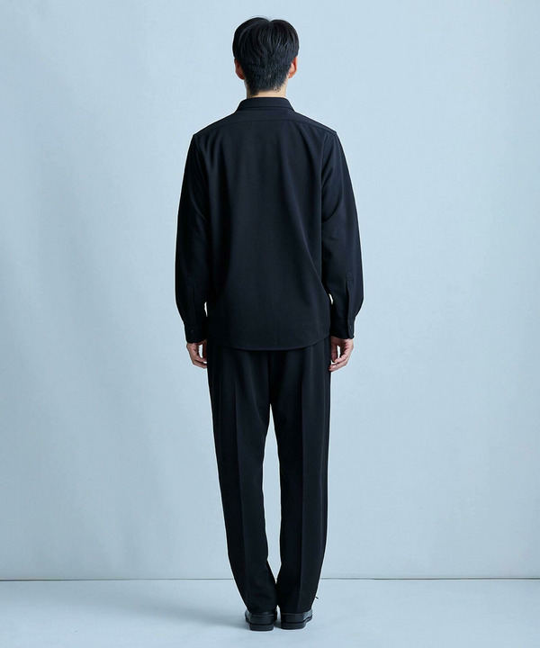 【イージーケア/セットアップ対応】センタークリースピンタック ジャージパンツ 詳細画像 8