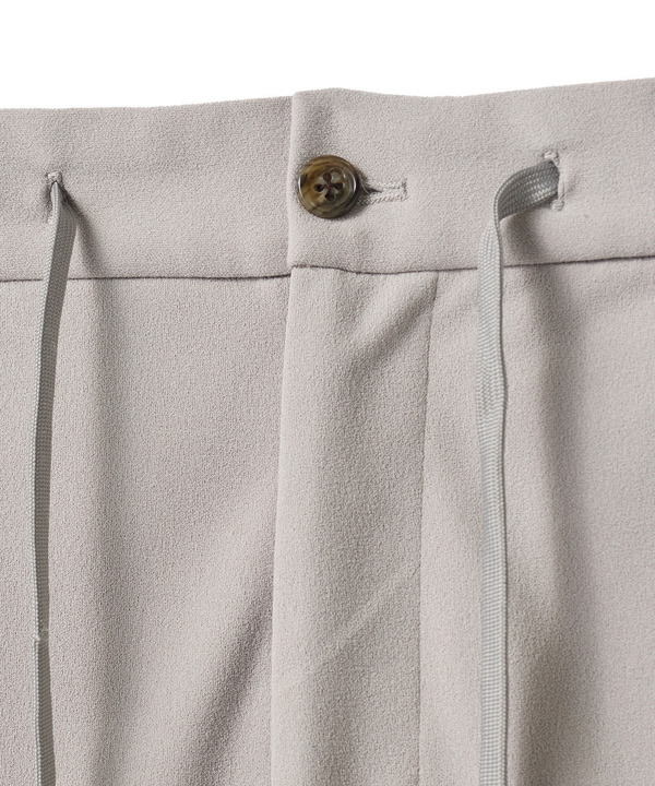 【イージーケア/セットアップ対応】センタークリースピンタック ジャージパンツ 詳細画像 9