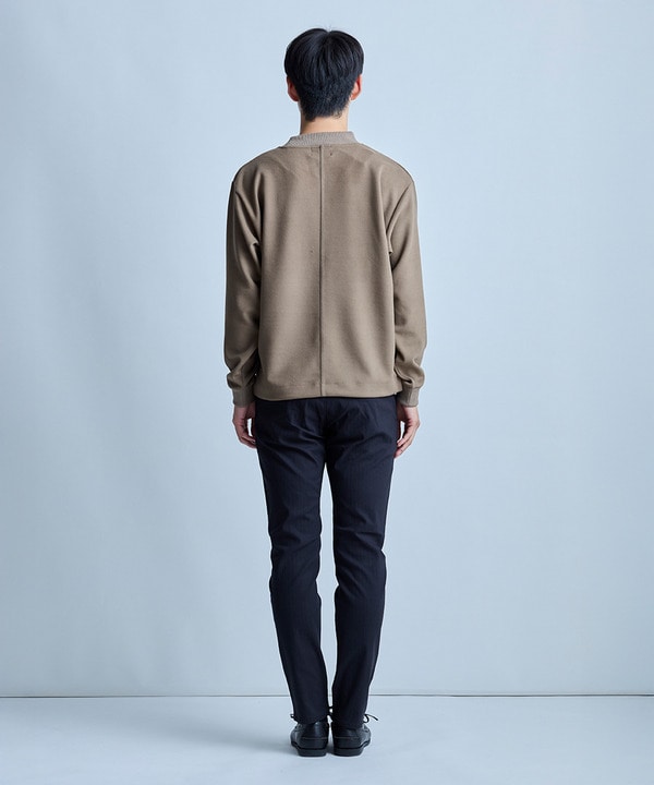 モックネック起毛ポンチスウェット 詳細画像 13