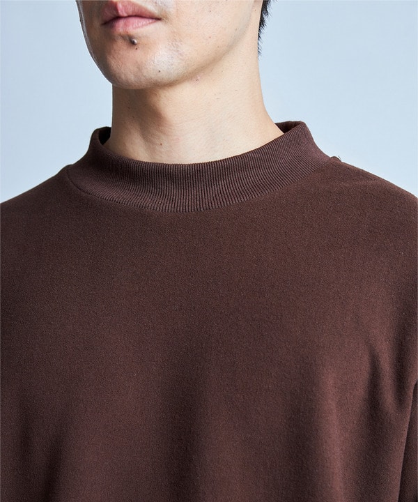 モックネック起毛ポンチスウェット 詳細画像 15