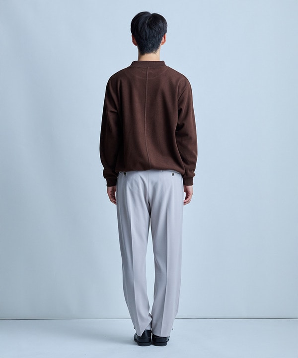 モックネック起毛ポンチスウェット 詳細画像 19