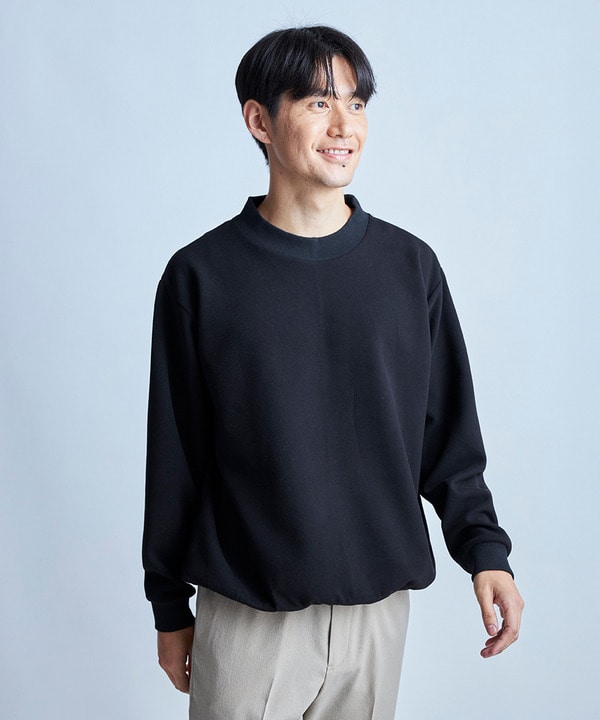 モックネック起毛ポンチスウェット｜メンズファッション通販 MEN'S