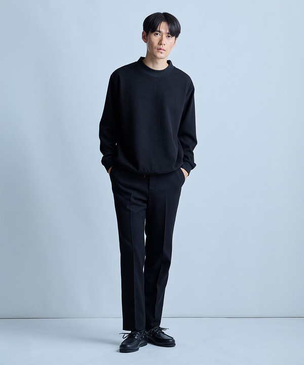 モックネック起毛ポンチスウェット 詳細画像 23