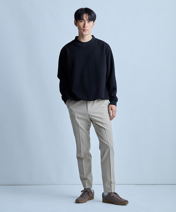 モックネック起毛ポンチスウェット｜メンズファッション通販 MEN'S