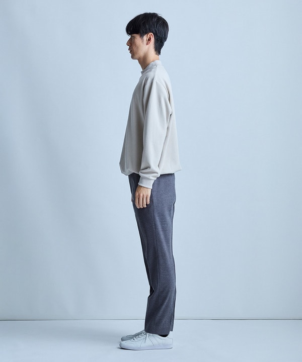 モックネック起毛ポンチスウェット 詳細画像 5