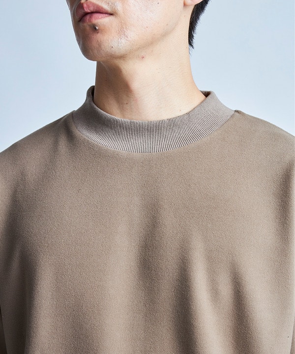 モックネック起毛ポンチスウェット 詳細画像 8