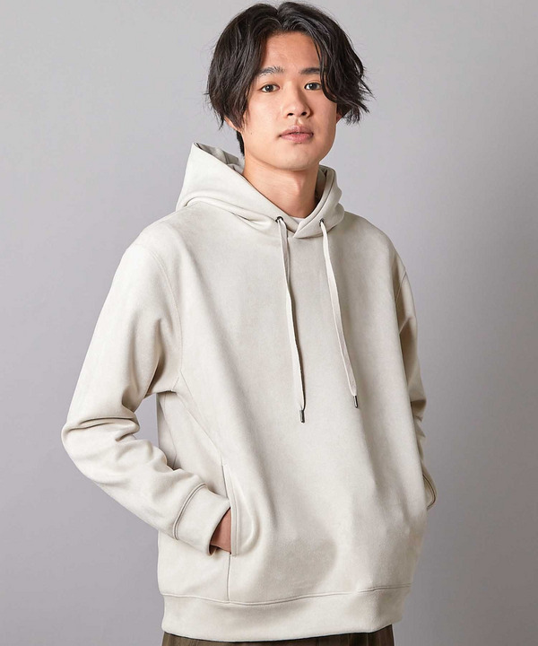 フェイクスエードポンチプルパーカ 詳細画像 1