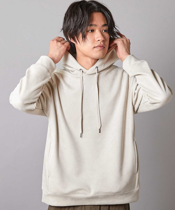 フェイクスエードポンチプルパーカ 詳細画像 2