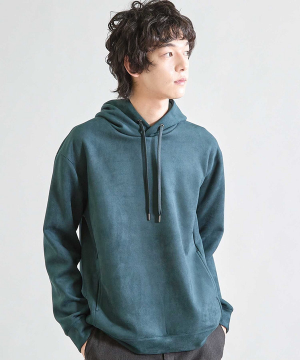 フェイクスエードポンチプルパーカ 詳細画像 7