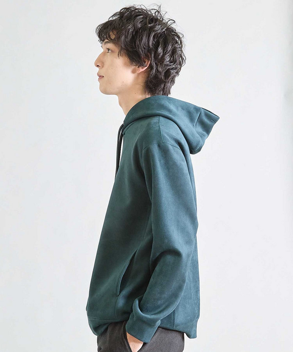 フェイクスエードポンチプルパーカ 詳細画像 8