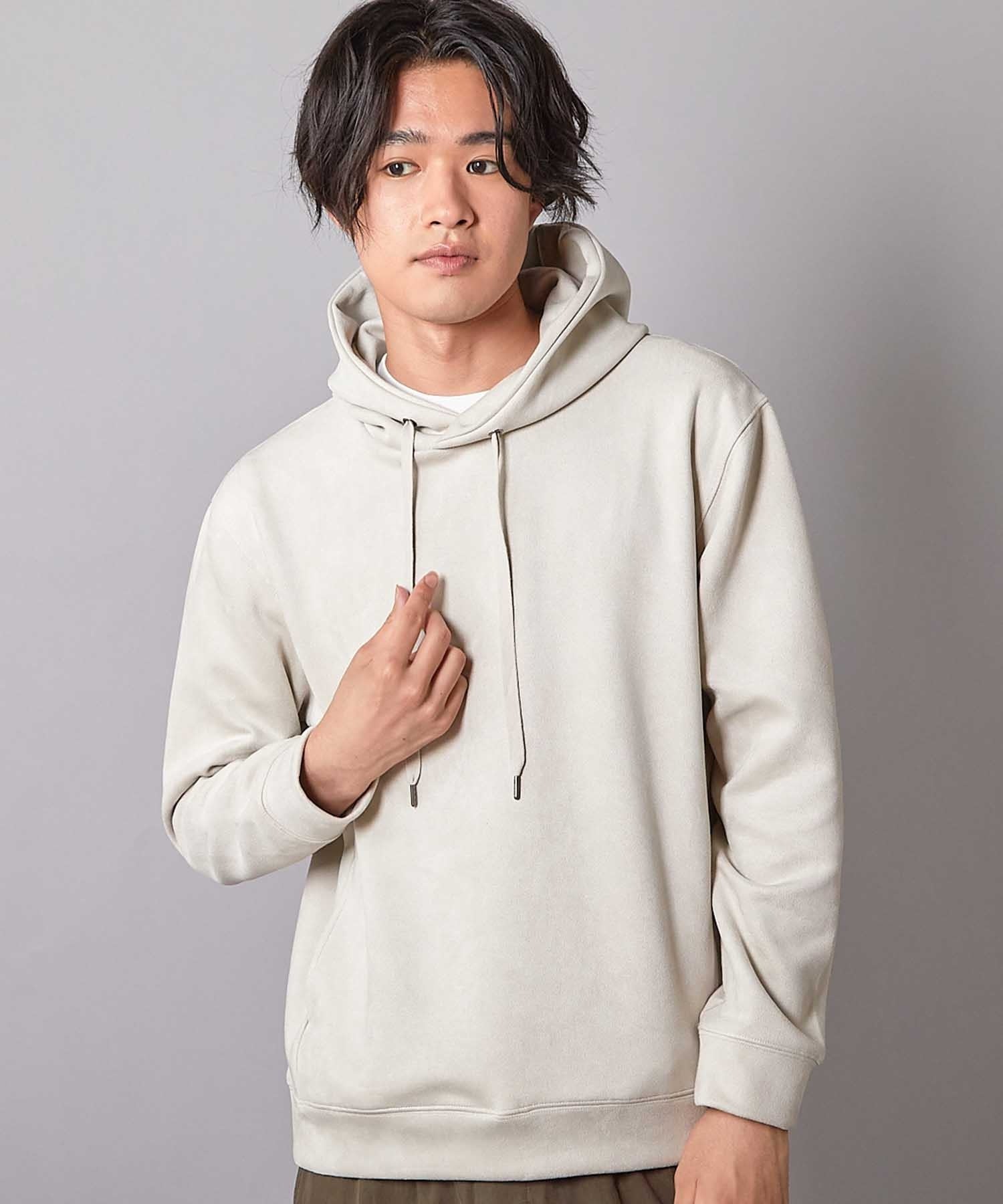 フェイクスエードポンチプルパーカ｜メンズファッション通販 MEN'S