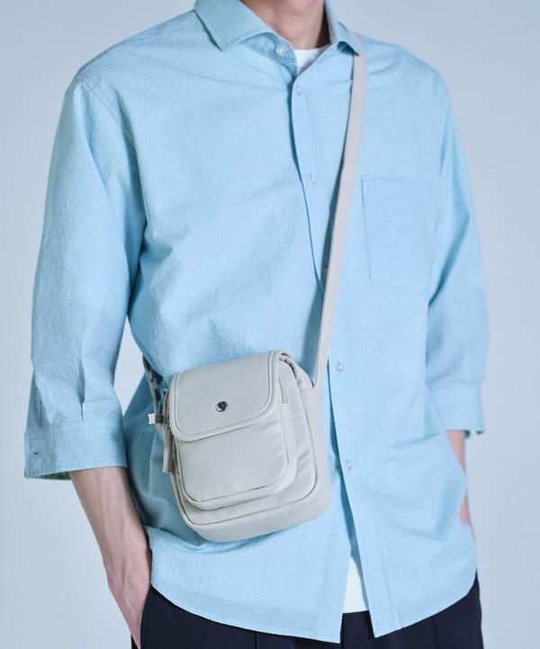 レザーライクミニショルダーバッグ 詳細画像 1