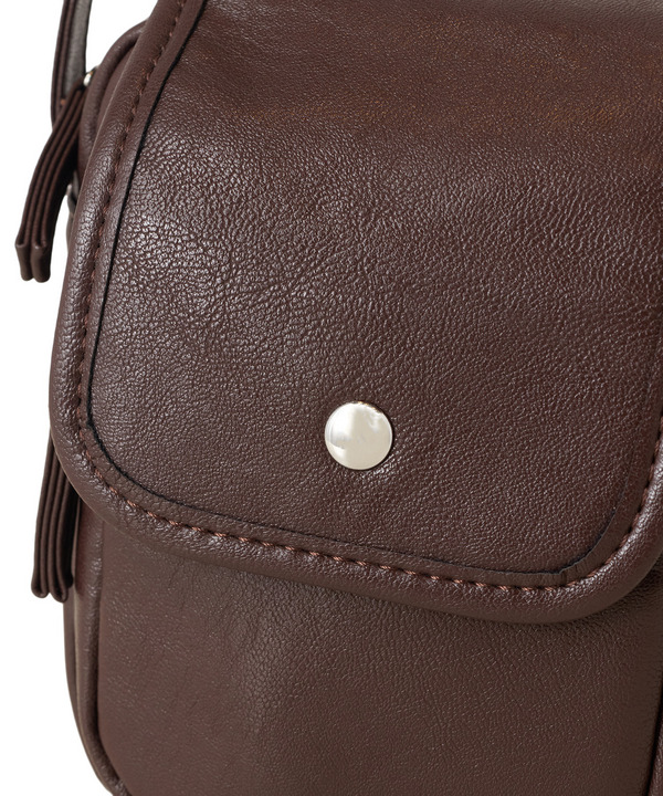 レザーライクミニショルダーバッグ 詳細画像 10