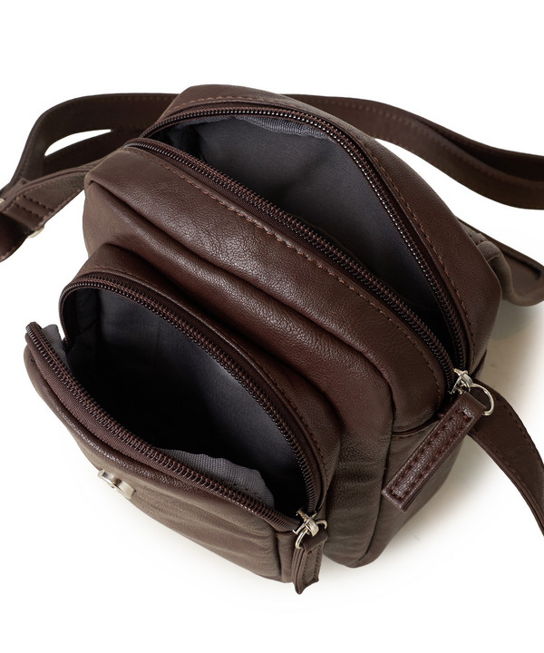 レザーライクミニショルダーバッグ 詳細画像 13