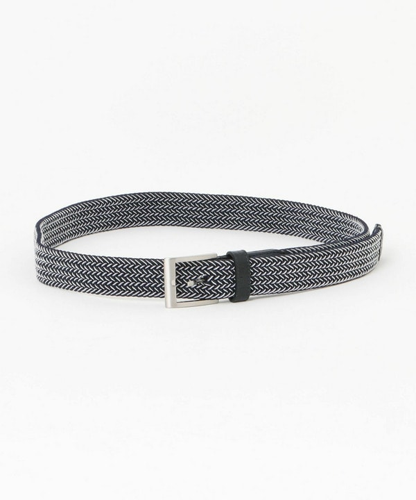 ヘリンボーンメッシュベルト 詳細画像 ネイビー 1