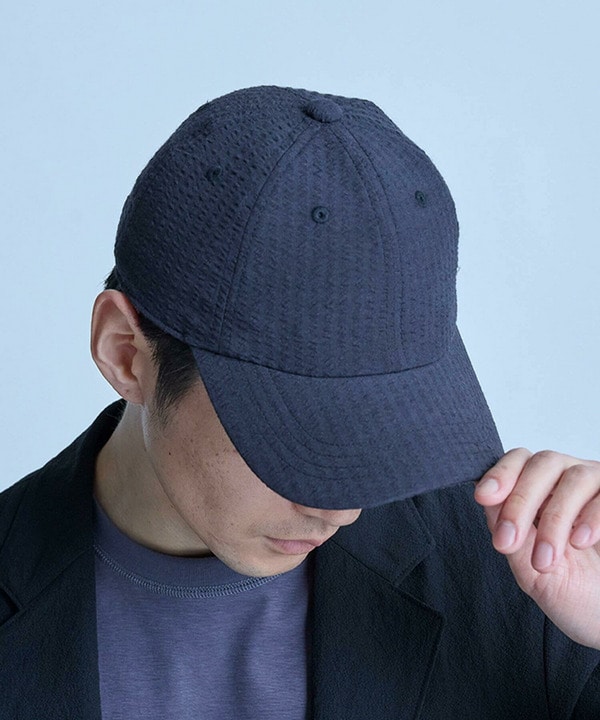 シアサッカー6パネルキャップ 詳細画像 5