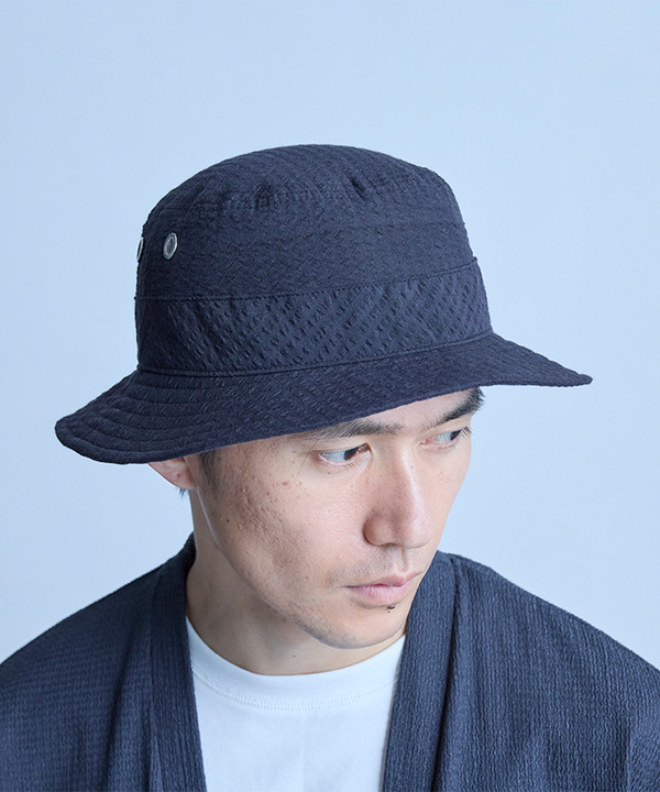 シアサッカーバケットハット 詳細画像 5