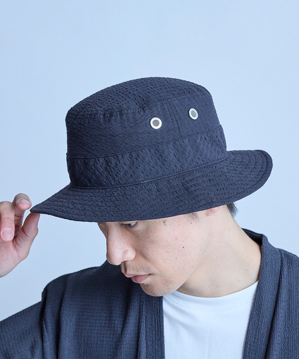 シアサッカーバケットハット 詳細画像 6