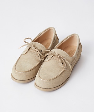 合皮デッキシューズ