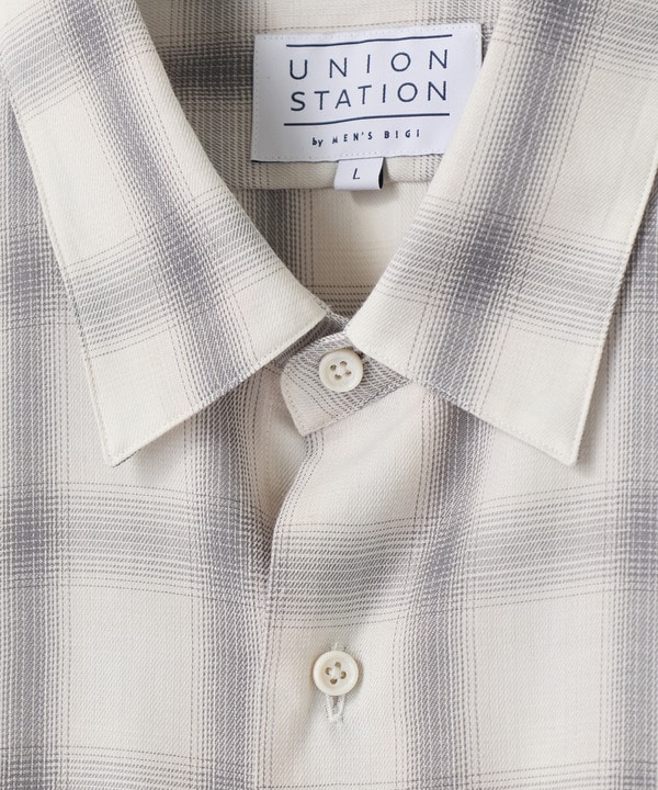 オンブレーチェックシャツ 詳細画像 16